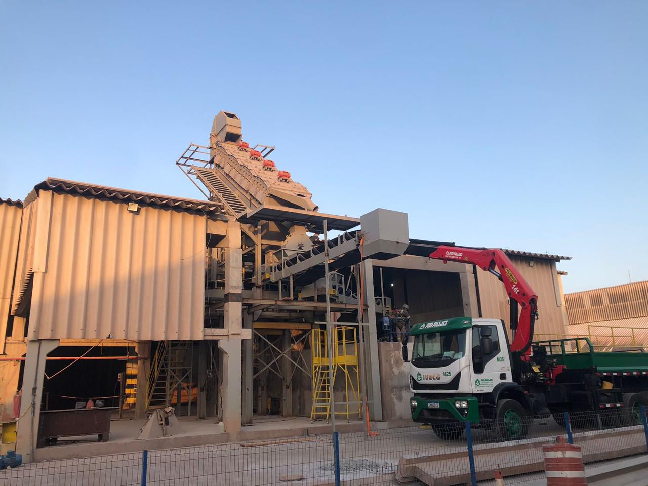 Peneiramento 120 ton/h